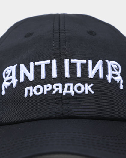The Anti Order Military Strapback Black/White
