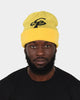 Carre Volle Rose Beanie Yellow