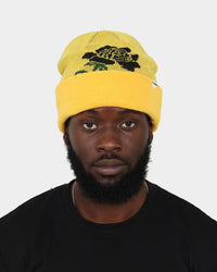 Carre Volle Rose Beanie Yellow