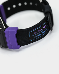 G Shock DW-5600TH Retro Replacement Band Series Black/Purple