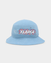 X-Large X Chris Pyrate Bucket Hat Light Blue