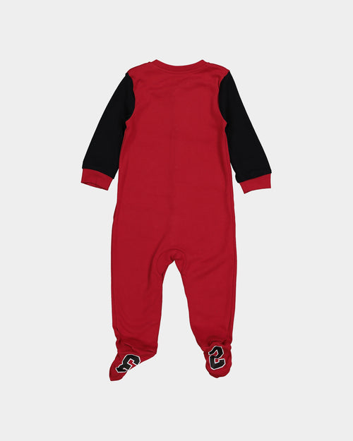 Jordan Infants' Jordan Footed Coverall Gym Red