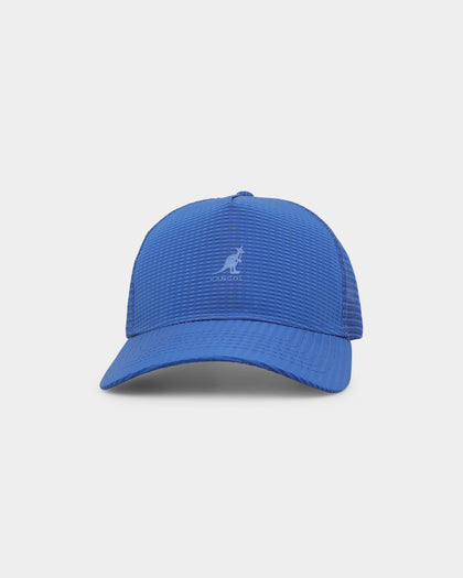 Kangol Seersucker Mesh Trucker Blue