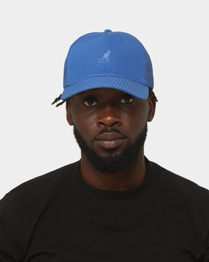 Kangol Seersucker Mesh Trucker Blue