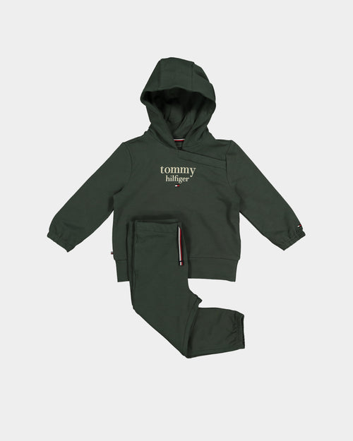 Tommy Hilfiger Infants' Graphic Hooded Set Avalon Green