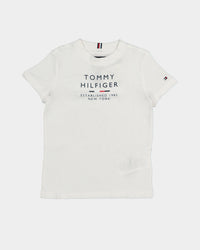 Tommy Hilfiger Kids' TH Logo T-Shirt White