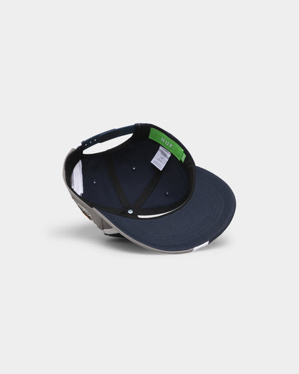 HUF Daytona 6-Panel Curved Visor Snapback Navy