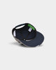 HUF Daytona 6-Panel Curved Visor Snapback Navy