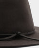 Brixton Wesley Packable Fedora Washed Black