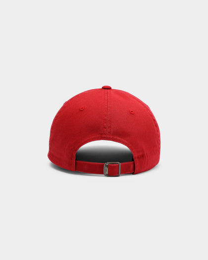 NATIONAL COLLEGIATE ATHLETIC ASSC Harvard University Small Team Crest Dad Hat Strapback Washed Crimson