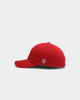 NATIONAL COLLEGIATE ATHLETIC ASSC Harvard University Small Team Crest Dad Hat Strapback Washed Crimson