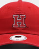 NATIONAL COLLEGIATE ATHLETIC ASSC Harvard University Small Team Crest Dad Hat Strapback Washed Crimson