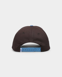 XLARGE Slanted Logo Snapback Brown/Navy