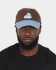 XLARGE Slanted Logo Snapback Brown/Navy